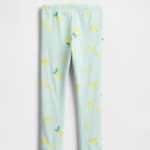 Baby Gap Lemon Print Leggings NWT 18-24 Months